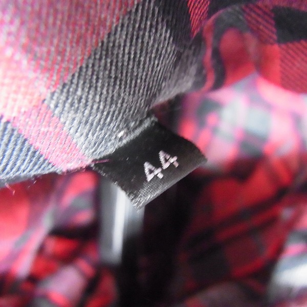 実際に弊社で買取させて頂いたKRISVANASSCHE/クリスヴァンアッシュ コットン チェックシャツ/44の画像 4枚目
