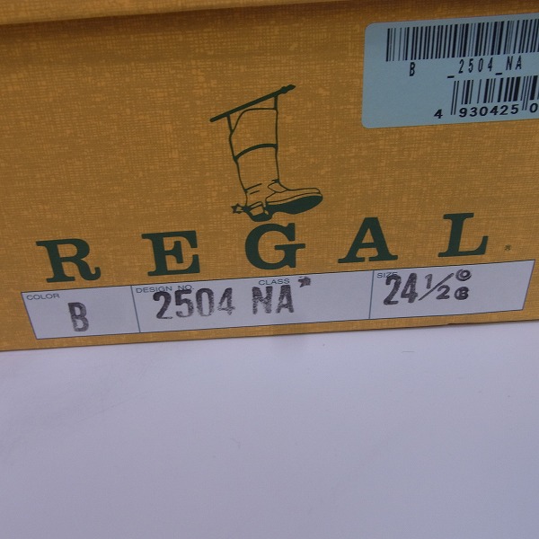 実際に弊社で買取させて頂いたREGAL/リーガル プレーントゥ ビジオネスシューズ 2504/24.5の画像 8枚目