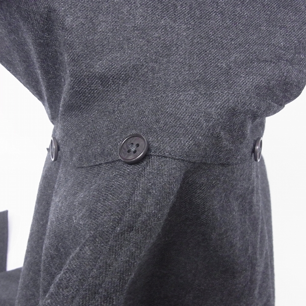 実際に弊社で買取させて頂いたEDIFICE/エディフィス Haute Qualite ウールコート/ステンカラーコート/44の画像 4枚目