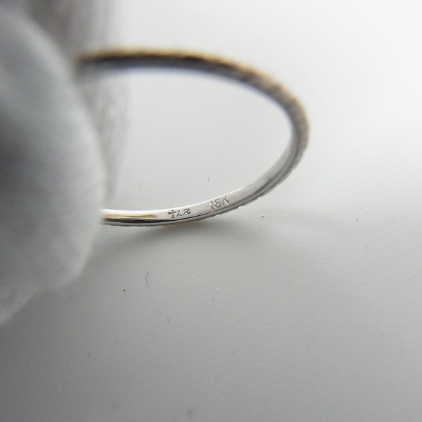 実際に弊社で買取させて頂いたLoreeRodkin/ローリーロドキン 18KWG プチダイヤセットリング/7号の画像 5枚目