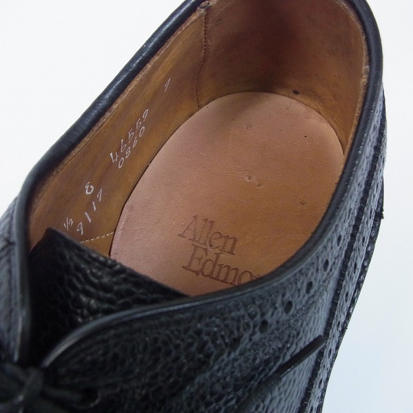 実際に弊社で買取させて頂いたAllen Edmonds/アレンエドモンズ MACNEIL ウィングチップレザーシューズ 9117/6.5の画像 4枚目