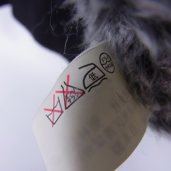 実際に弊社で買取させて頂いたBLUE BLUE/ブルーブルー シングル Ｐコート ブラック Mの画像 5枚目