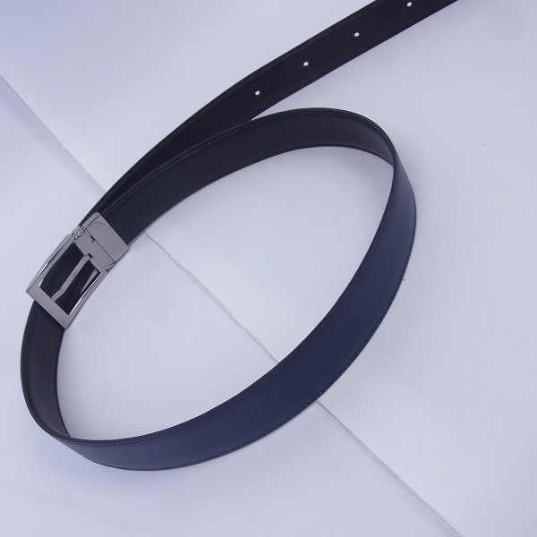 実際に弊社で買取させて頂いたdunhill/ダンヒル リバーシブル ファセットエッジ ベルト HPW120A42の画像 3枚目