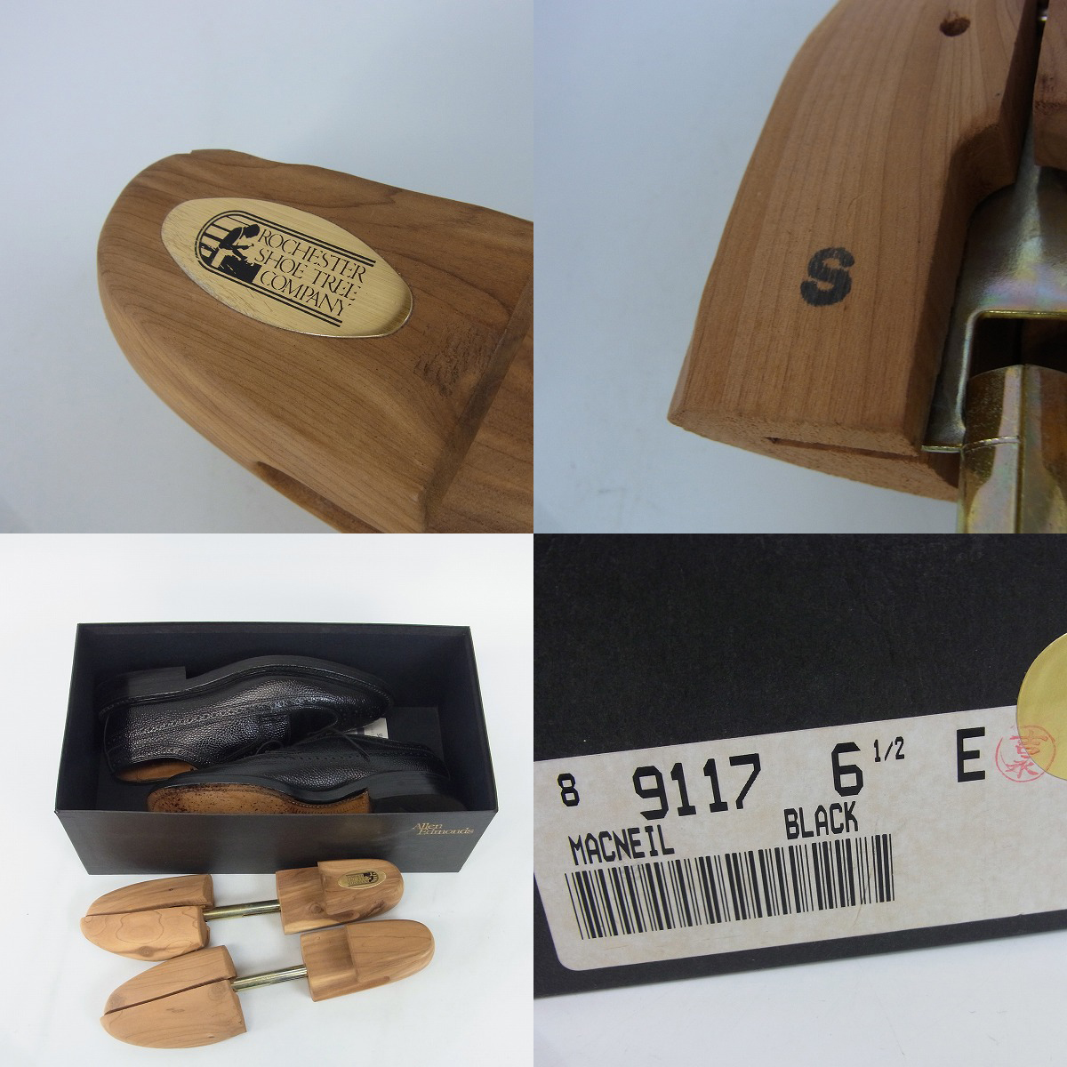 実際に弊社で買取させて頂いたAllen Edmonds/アレンエドモンズ MACNEIL ウィングチップレザーシューズ 9117/6.5の画像 7枚目