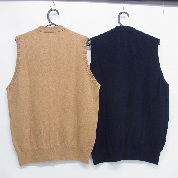 実際に弊社で買取させて頂いたBURBERRY LONDON/バーバリーロンドン ウールニットカーディガン/L 2点セットの画像 1枚目