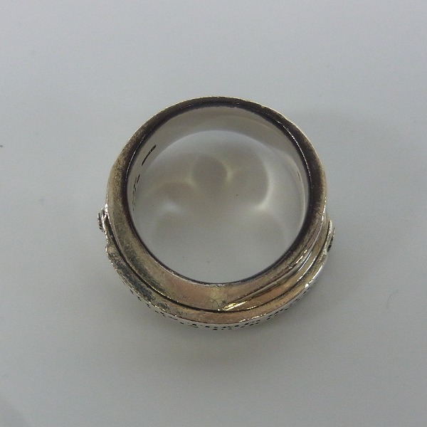 実際に弊社で買取させて頂いたDr MONROE/ドクターモンロー メッセージ クロス リング FC-138 11号の画像 3枚目