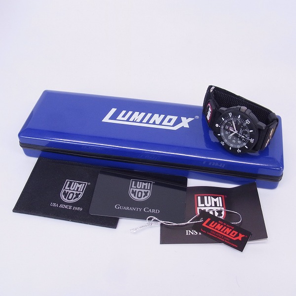 実際に弊社で買取させて頂いたLUMINOX/ルミノックス ネイビーシールズ 3901 腕時計 T25【動作未確認】の画像 4枚目
