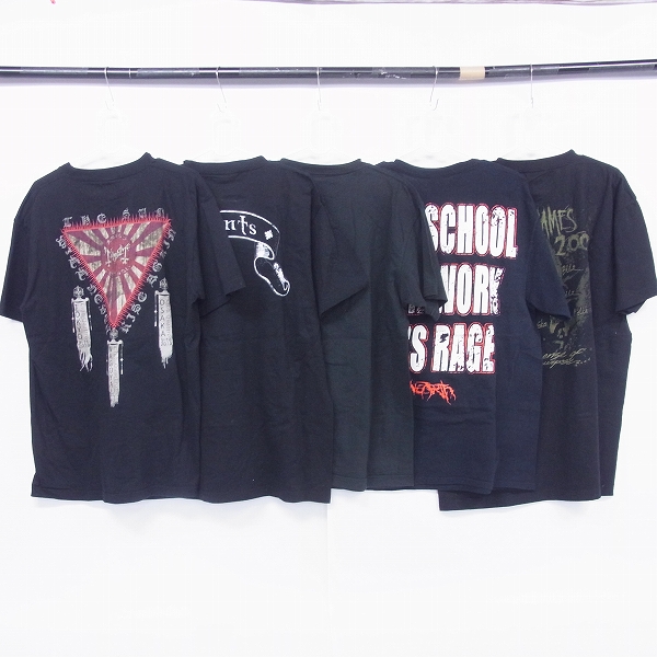 実際に弊社で買取させて頂いたINFLAMES/UNEARTH/PAPA ROACH/ENGEL/MAYHEM メタル系バンドTシャツ5点セットの画像 1枚目