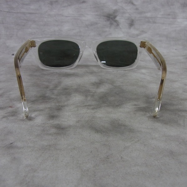 実際に弊社で買取させて頂いたOLIVER GOLDSMITH/オリバー ゴールドスミス VICE CONSUL-s クリア サングラスの画像 2枚目