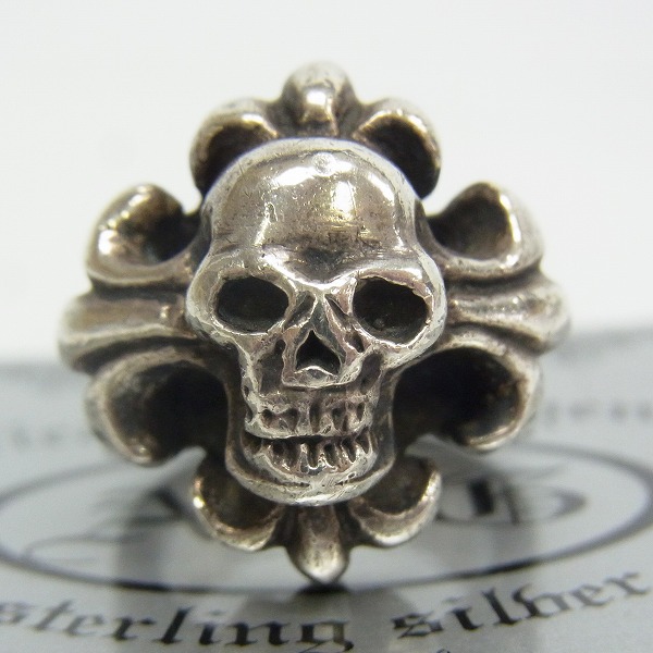 実際に弊社で買取させて頂いた【ギャラ付】A&G/エーアンドジー スカル×クロス リング 11号