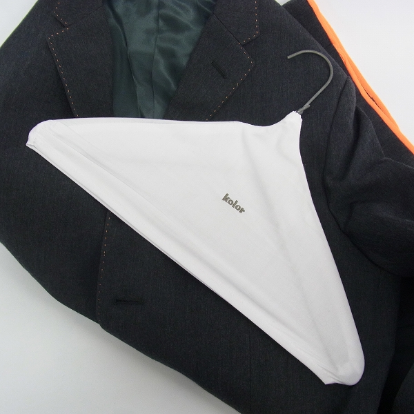 実際に弊社で買取させて頂いたkolor/カラー 4Bスタイルテーラードウールジャケット/1の画像 6枚目