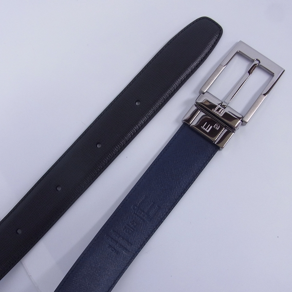 実際に弊社で買取させて頂いたdunhill/ダンヒル リバーシブル ファセットエッジ ベルト HPW120A42の画像 2枚目