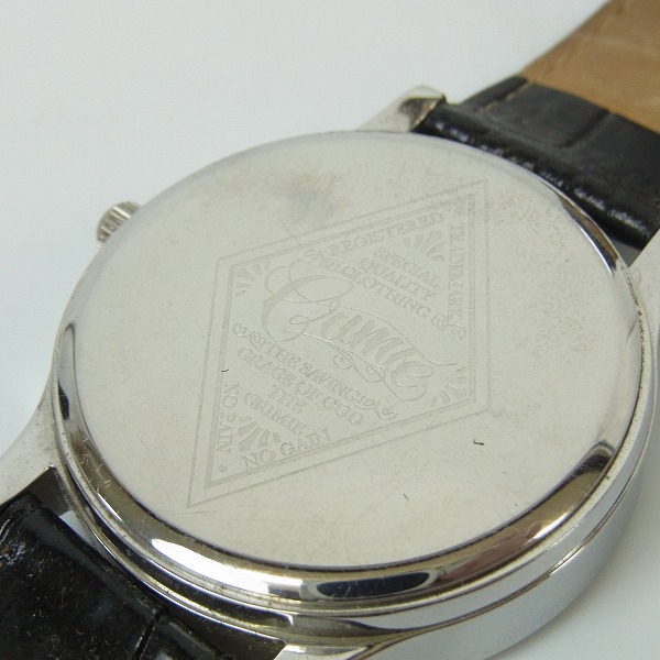 実際に弊社で買取させて頂いたCRIMIE/クライミー マリアプリント クオーツ/ウォッチ/腕時計【動作未確認】 の画像 6枚目