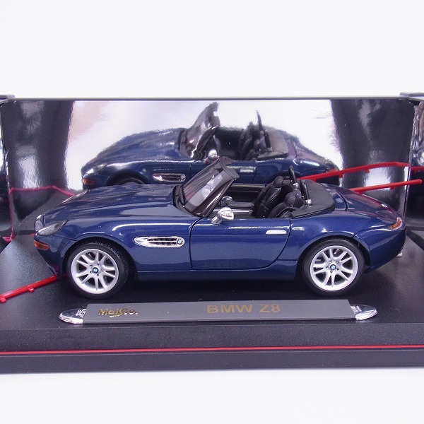 実際に弊社で買取させて頂いたMaisto/マイスト BMW Z8 ブルー 1/18の画像 1枚目