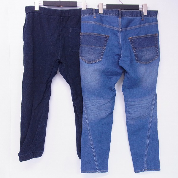 実際に弊社で買取させて頂いたFRAPBOIS/フラボア DUFFER インディゴ/イージーパンツ/スウェット 2点セットの画像 1枚目