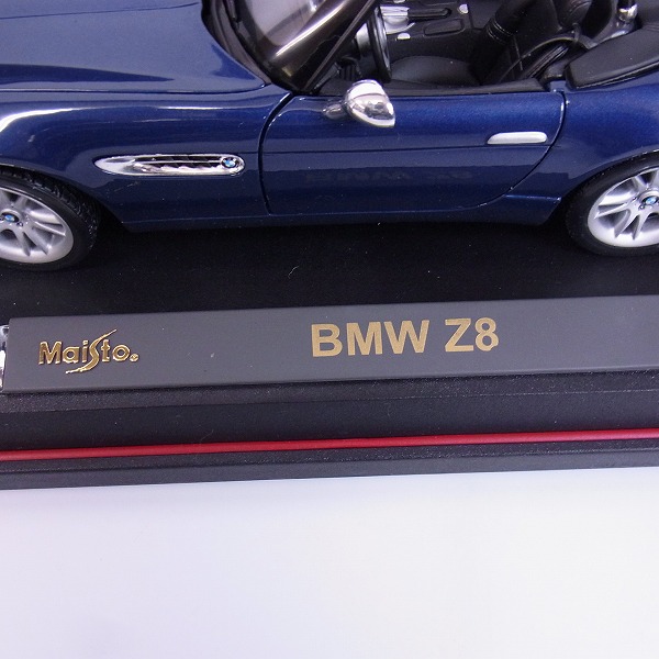 実際に弊社で買取させて頂いたMaisto/マイスト BMW Z8 ブルー 1/18の画像 2枚目
