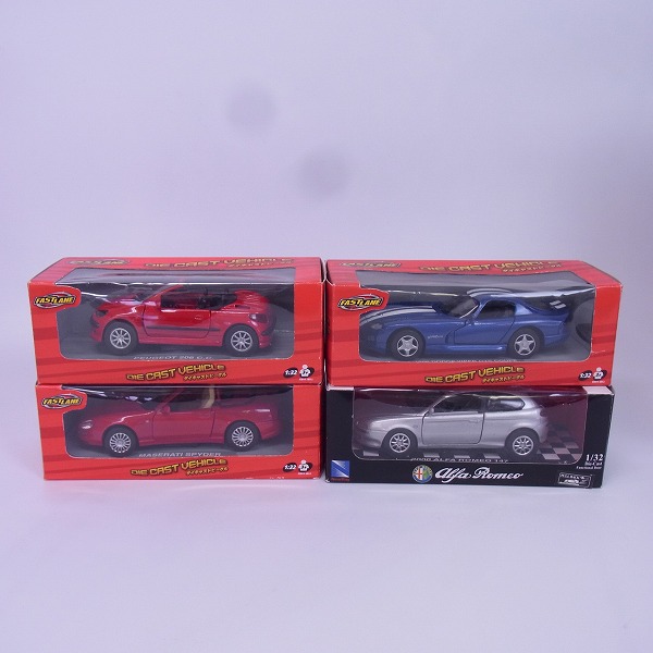 実際に弊社で買取させて頂いたFASTLANE NewRay 1：32 ミニカー 10点以上セット ダイキャスト品有の画像 1枚目