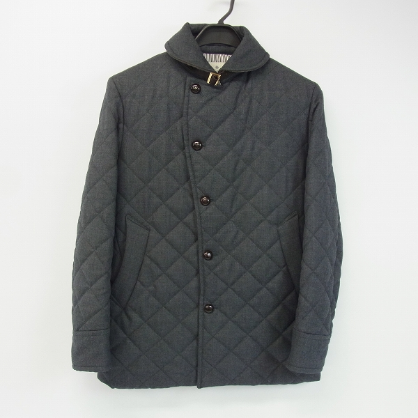 実際に弊社で買取させて頂いたEDIFICE/エディフィス キルティング/ウールコート 44 