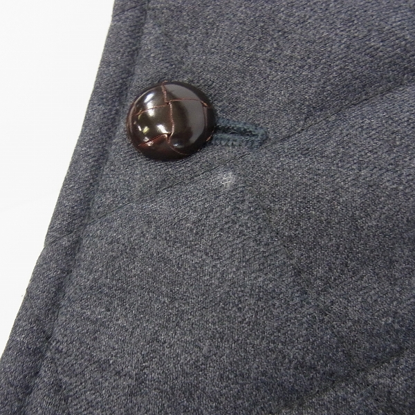 実際に弊社で買取させて頂いたEDIFICE/エディフィス キルティング/ウールコート 44 の画像 7枚目