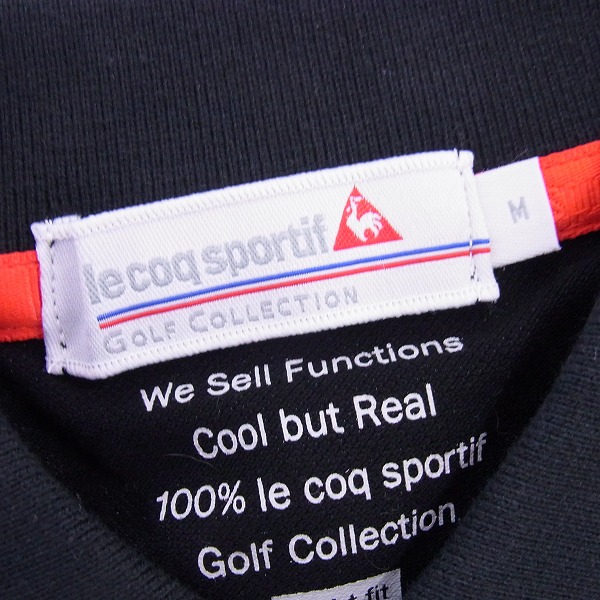 実際に弊社で買取させて頂いた【未使用】le coq sportif/ルコックスポルティフ ゴルフウェア 半袖 ポロシャツ /ショートパンツ M/9 2点セットの画像 2枚目