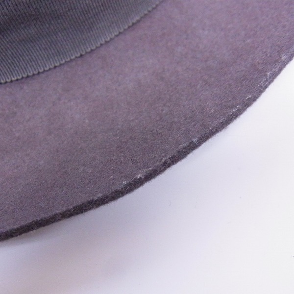実際に弊社で買取させて頂いたCUSTOM MADE FOR CA4LA/カシラ 中折ウールハット/帽子/58の画像 6枚目
