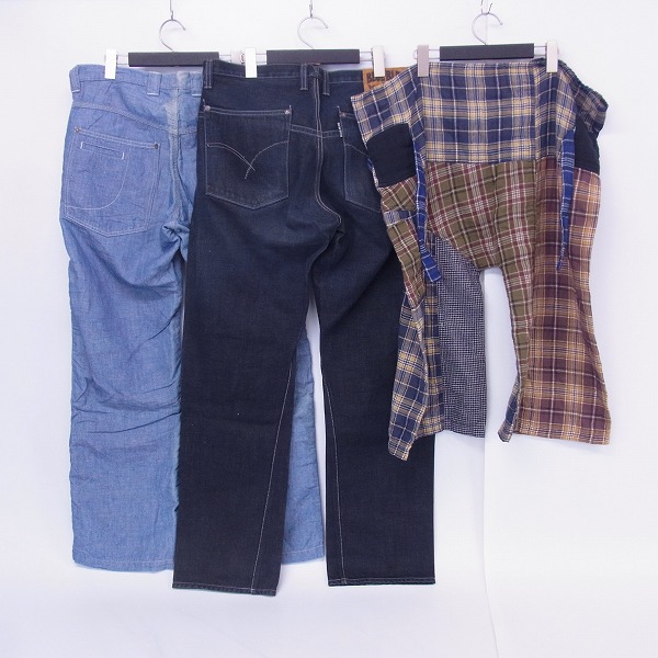 実際に弊社で買取させて頂いたBLUE BLUE/ブルーブルー GAIJIN MADE/ガイジンメイド デニムパンツ等 3点セットの画像 1枚目
