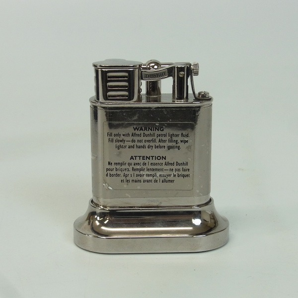 実際に弊社で買取させて頂いたdunhill/ダンヒル ユニーク 卓上型 テーブルオイルライター シルバー