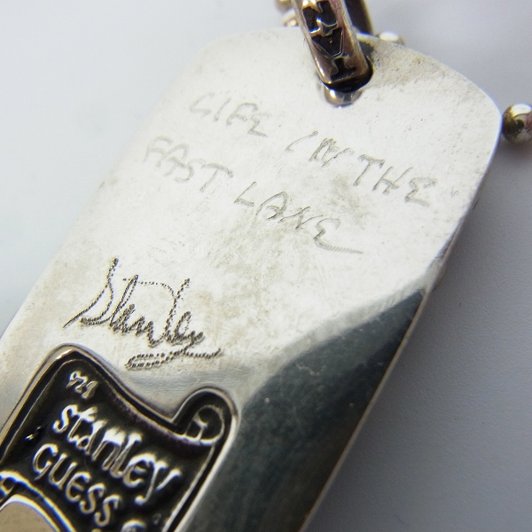 実際に弊社で買取させて頂いたSTANLEY GUESS スタンリーゲス マルチスカルドッグタグ スモール/エングレの画像 6枚目