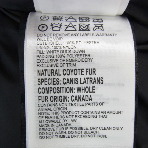実際に弊社で買取させて頂いたCANADA GOOSE/カナダグース EDIFICE別注 CRESTON/クレストン 3481JMB R/Sの画像 6枚目