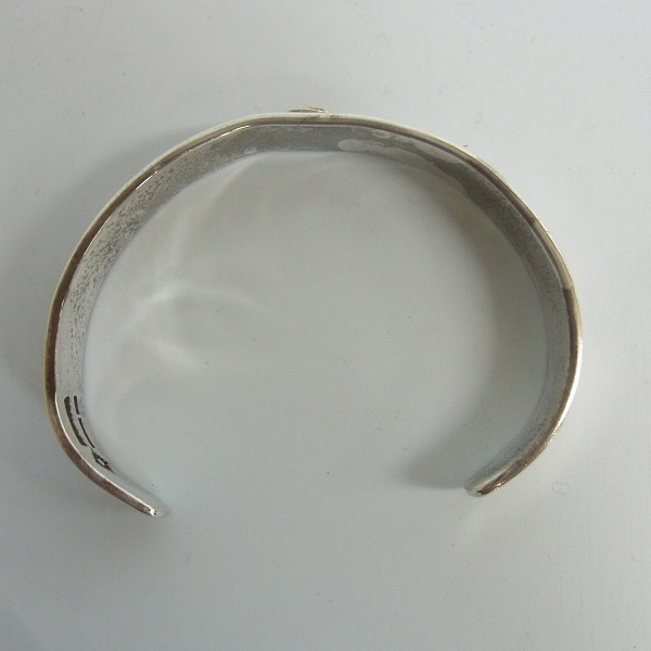 実際に弊社で買取させて頂いたARIZONA FREEDOM/アリゾナフリーダム 12mm K18+SV925 太陽神 唐草 バングルの画像 3枚目