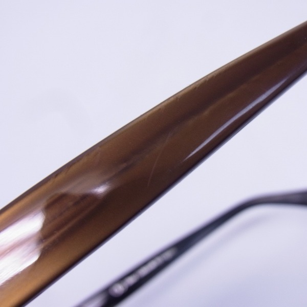 実際に弊社で買取させて頂いたOLIVER GOLDSMITH/オリバーゴールドスミス セルフフレーム サングラス STRAND Black Cinnamon の画像 7枚目