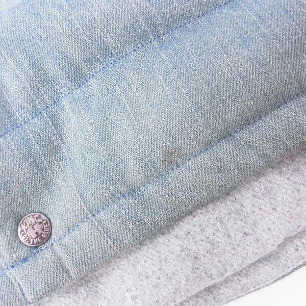 実際に弊社で買取させて頂いたBLUE BLUE/ブルーブルー デニム ダウンベスト 2の画像 7枚目