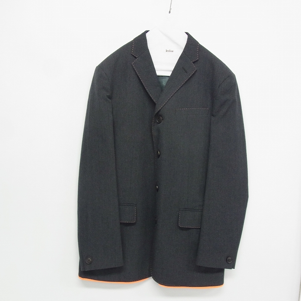 実際に弊社で買取させて頂いたkolor/カラー 4Bスタイルテーラードウールジャケット/1