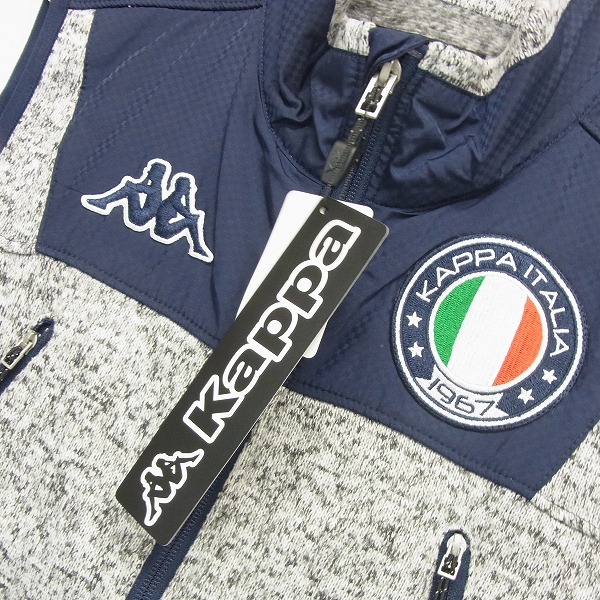 実際に弊社で買取させて頂いた【未使用】Kappa/カッパ ゴルフウェア ニット調フリースベスト KG552KT42 Lサイズ グレーの画像 5枚目