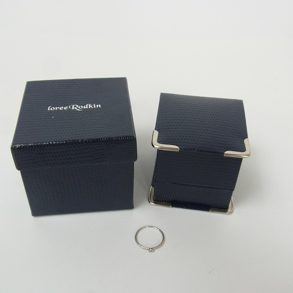 実際に弊社で買取させて頂いたLoreeRodkin/ローリーロドキン 18KWG プチダイヤセットリング/7号の画像 7枚目