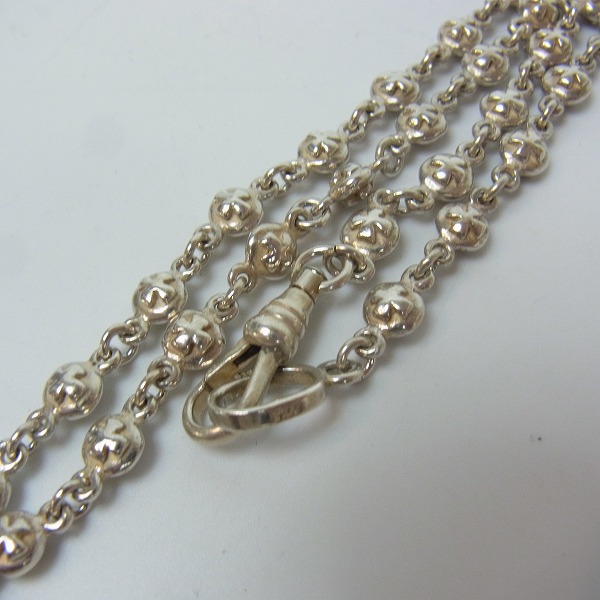 実際に弊社で買取させて頂いたLoreeRodkin/ローリーロドキン ゴシッククロスボールチェーン/40cm