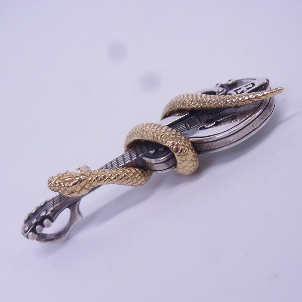 実際に弊社で買取させて頂いたDEAL DESIGN/ディールデザイン ヘルズギター K18 ペンダントの画像 2枚目