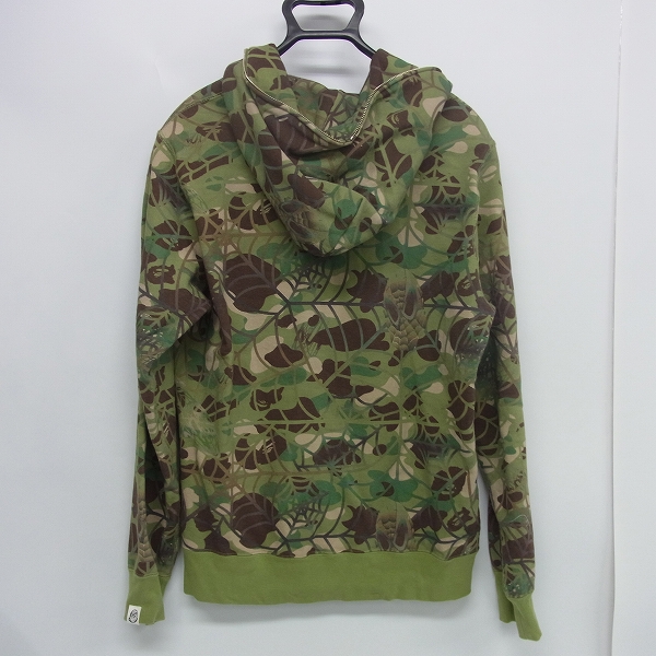 A BATHING APE/エイプ マーベル スパイダーマン フルジップ パーカー/L 