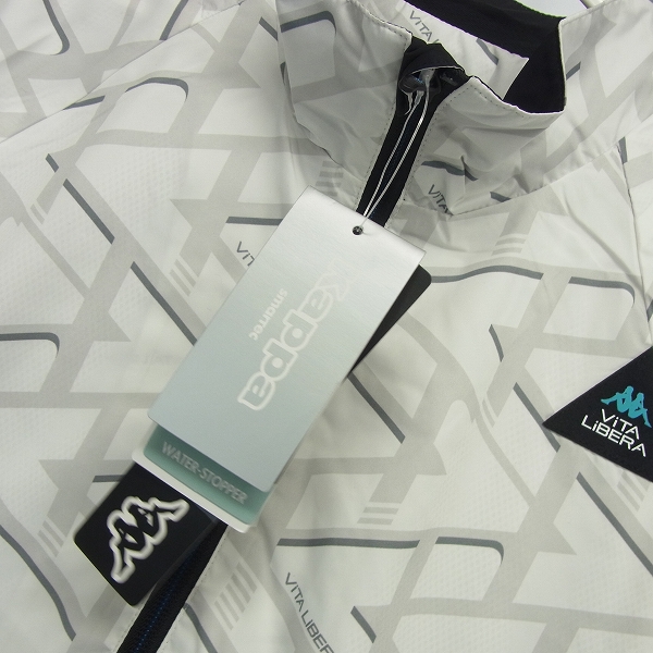 実際に弊社で買取させて頂いた【未使用】Kappa/カッパ ゴルフウェア ウィンドブレーカー KM612WT42 Oサイズ ホワイトの画像 5枚目