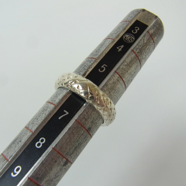 実際に弊社で買取させて頂いたLoreeRodkinGothic/ローリーロドキン スクエアストーンセットリング/6号の画像 6枚目