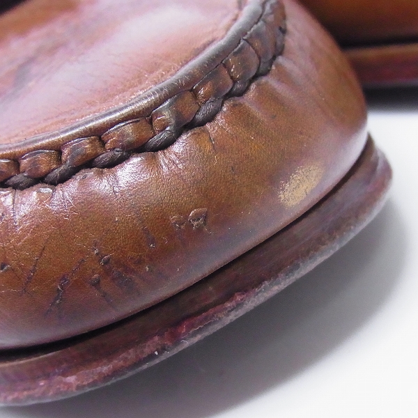 実際に弊社で買取させて頂いたEDWARD GREEN/エドワード グリーン タッセルローファー/レザーシューズ/8.5Eの画像 7枚目