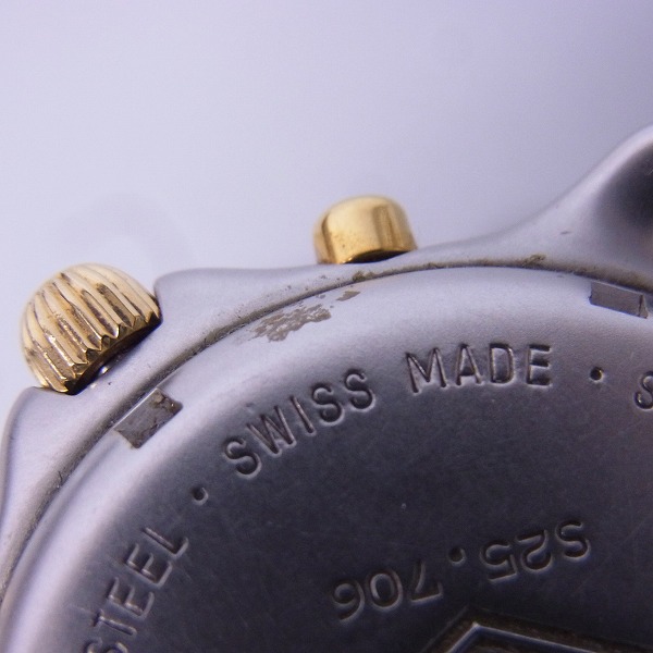 実際に弊社で買取させて頂いたTAG HEUER/タグホイヤー セナモデル クォーツ/腕時計 S25.706【動作未確認】の画像 5枚目