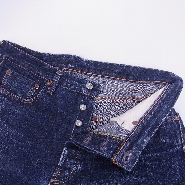 実際に弊社で買取させて頂いたDenime/ドゥニーム インディゴ デニムパンツ Lot 420A/W36/L36の画像 2枚目