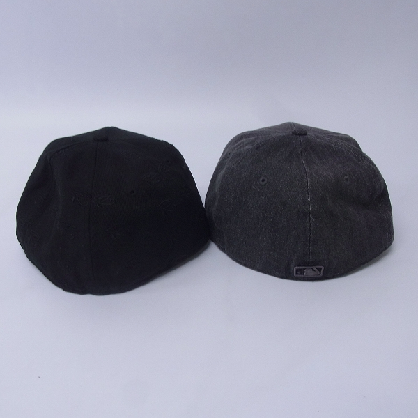 実際に弊社で買取させて頂いたNEW ERA/ニューエラ BLACK SCALE/GENUINE MERCHANDISE キャップ 2点セットの画像 2枚目