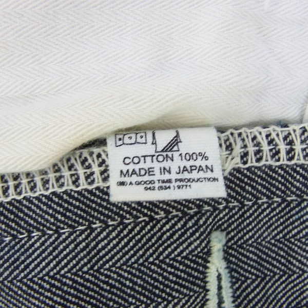 実際に弊社で買取させて頂いたCORE FIGHTER/コアファイター シンチバック/ヘンリーボーン ワークパンツ Sの画像 4枚目