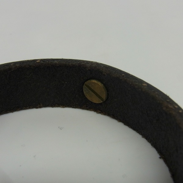 実際に弊社で買取させて頂いたDr MONROE/ドクターモンロー メッセージ レザー ブレスレット の画像 4枚目