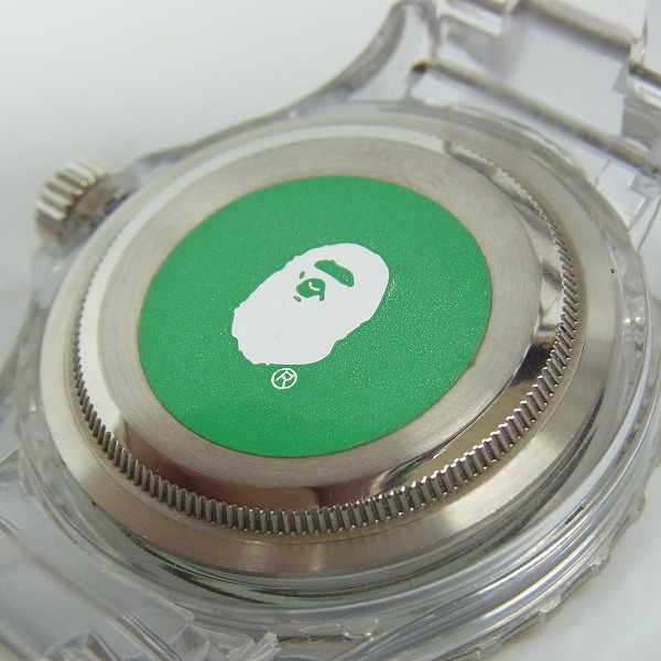 BAPEX/ペイペックス by A BATHING APE サルマリーナ 腕時計 金茶【動作
