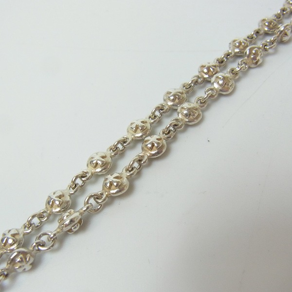 実際に弊社で買取させて頂いたLoreeRodkin/ローリーロドキン ゴシッククロスボールチェーン/40cmの画像 2枚目