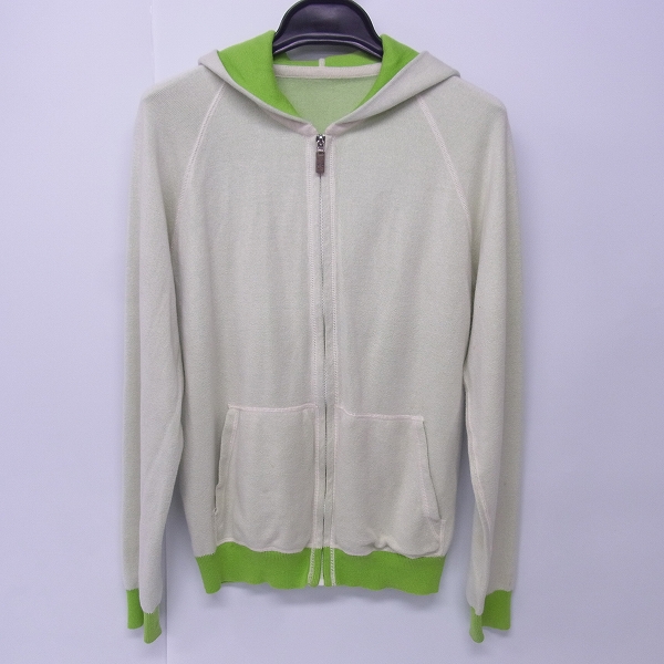 実際に弊社で買取させて頂いたlucien pellat-finet/ルシアンペラフィネ バックプリント ジップアップパーカー S