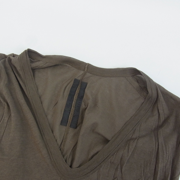 実際に弊社で買取させて頂いたRick Owens/リックオウエンス ロング丈 半袖カットソー/XSの画像 5枚目